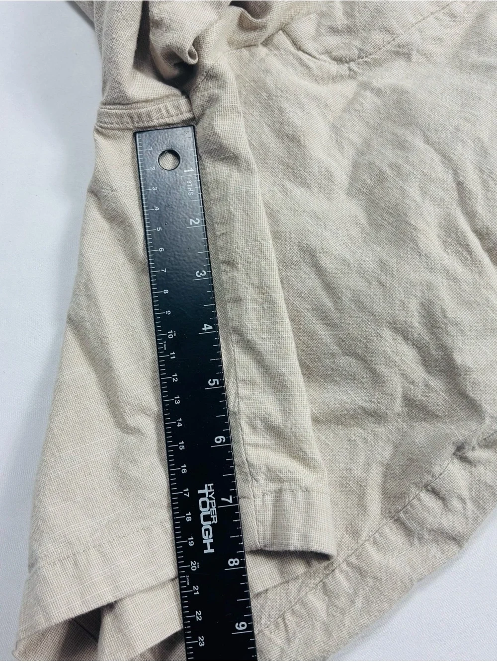 Abercrombie and Fitch Men's Beige Cotton Chino Shorts M519